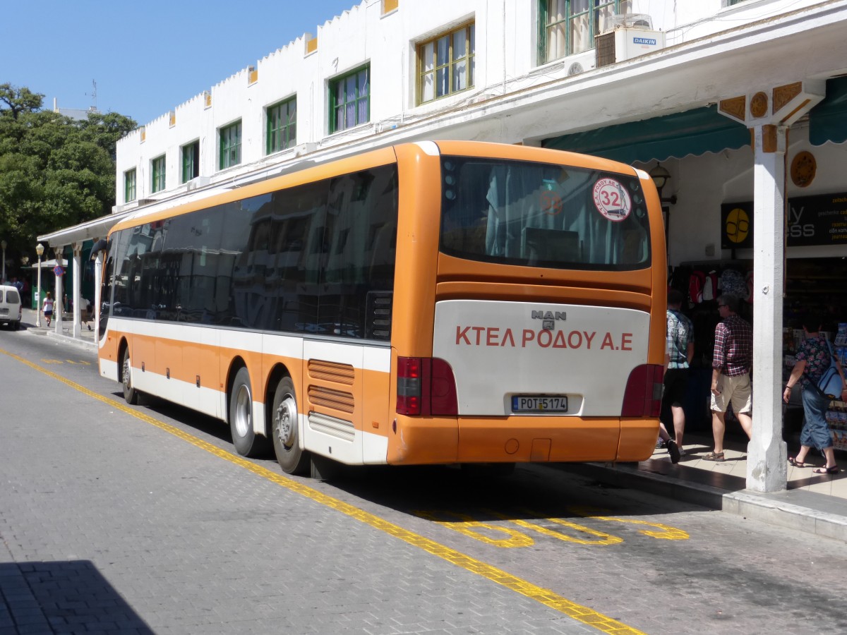 14.05.2014,MAN in Rhodos-Stadt/Rhodos/Griechenland.