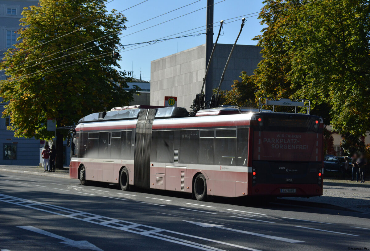 14.10.2019 | Österreich - Salzburg | S 758 PZ  323  | Solaris Trollino MetroStyle |