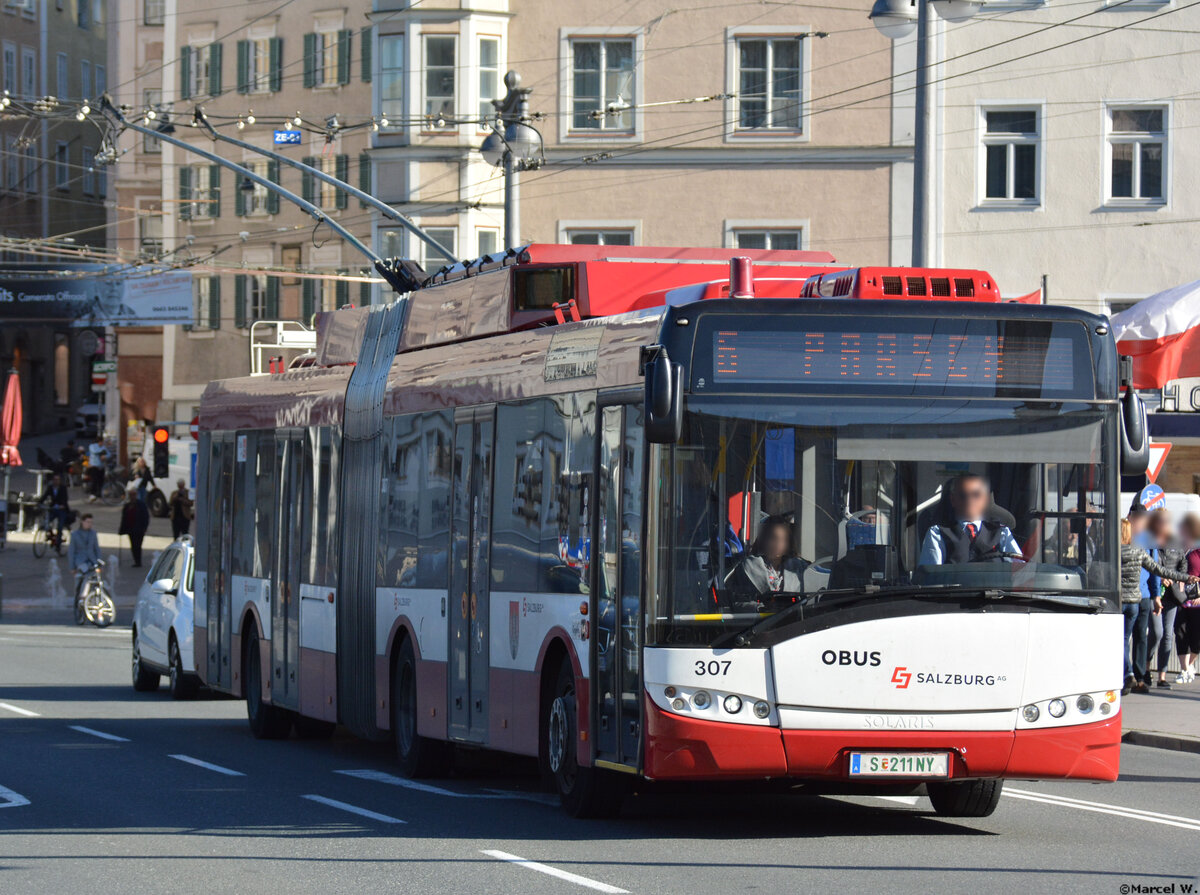 14.10.2019 | Österreich - Salzburg | S 211 NY  307  | Solaris Trollino | 