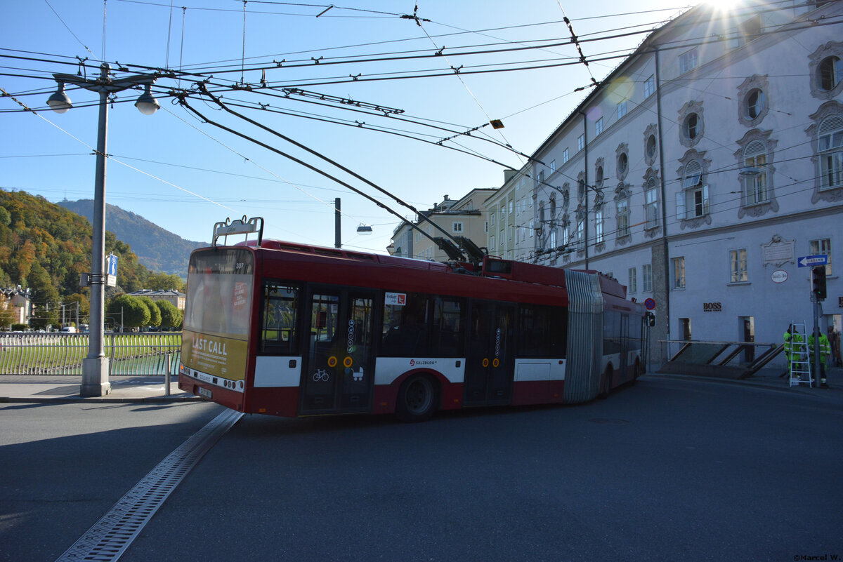 14.10.2019 | Österreich - Salzburg | S 211 NY  307  | Solaris Trollino | 