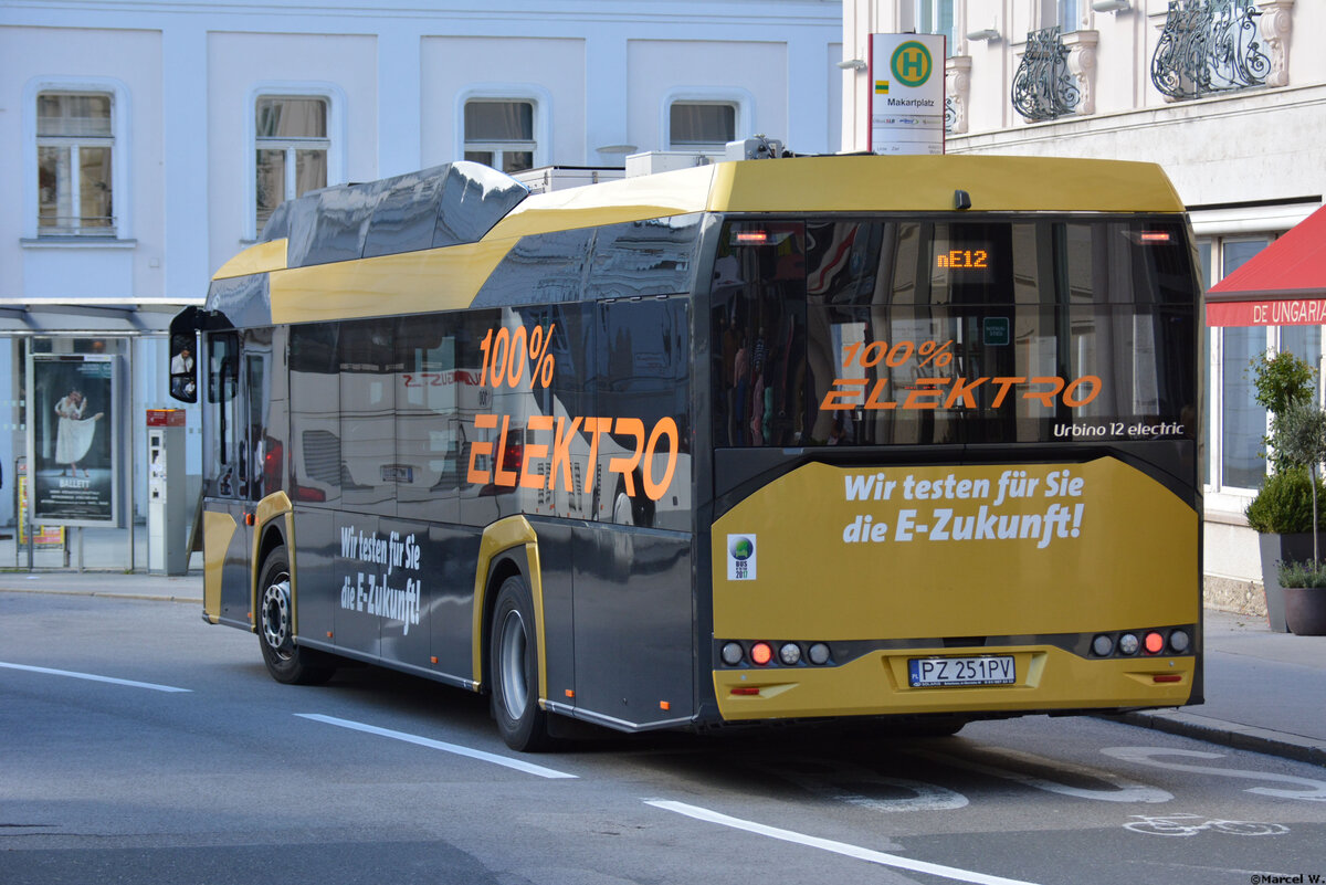 14.10.2019 | Österreich - Salzburg | PZ 251PV | Solaris Urbino 12 electric | 