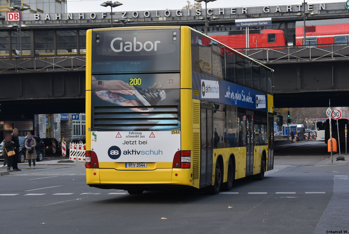 23.11.2019 | Berlin - Zoologischer Garten | B-V 3544 | MAN Lion's City DD |