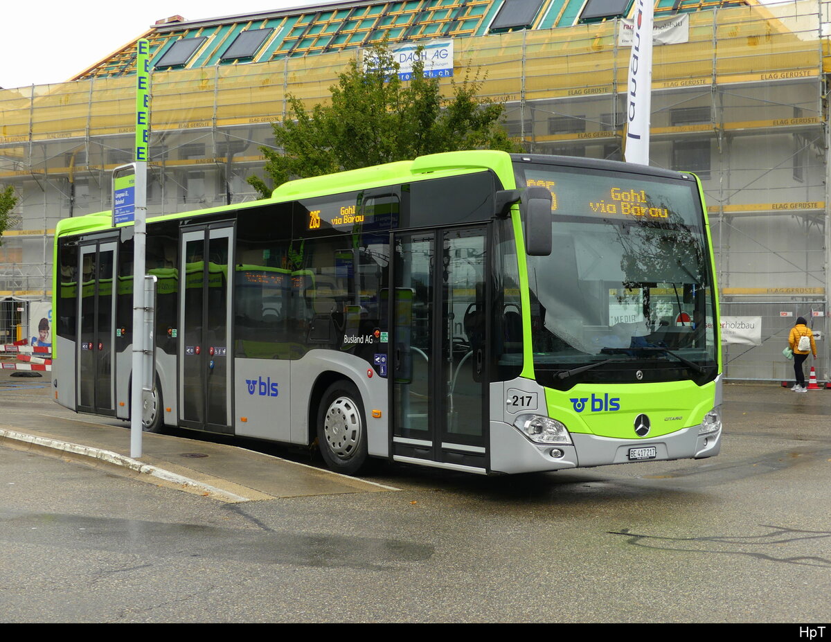 BLS / Busland - Mercedes Citaro Nr.217 in Langnau am 2024.10.04