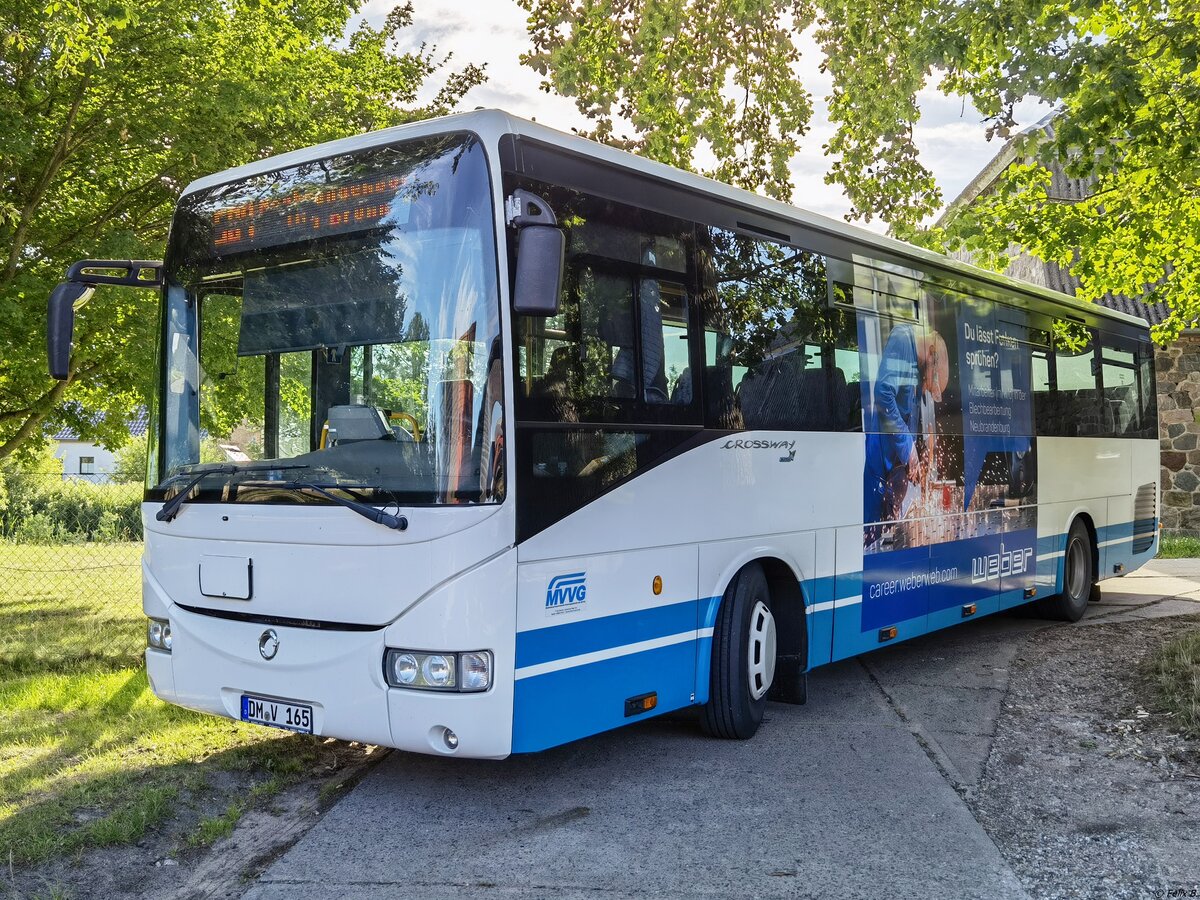 Irisbus Crossway der MVVG in Ganzkow am 11.07.2022