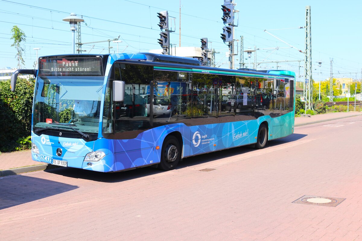 KVG Offenbach Mercedes Benz Citaro 2 am 21.09.24 in Langen Bahnhof 