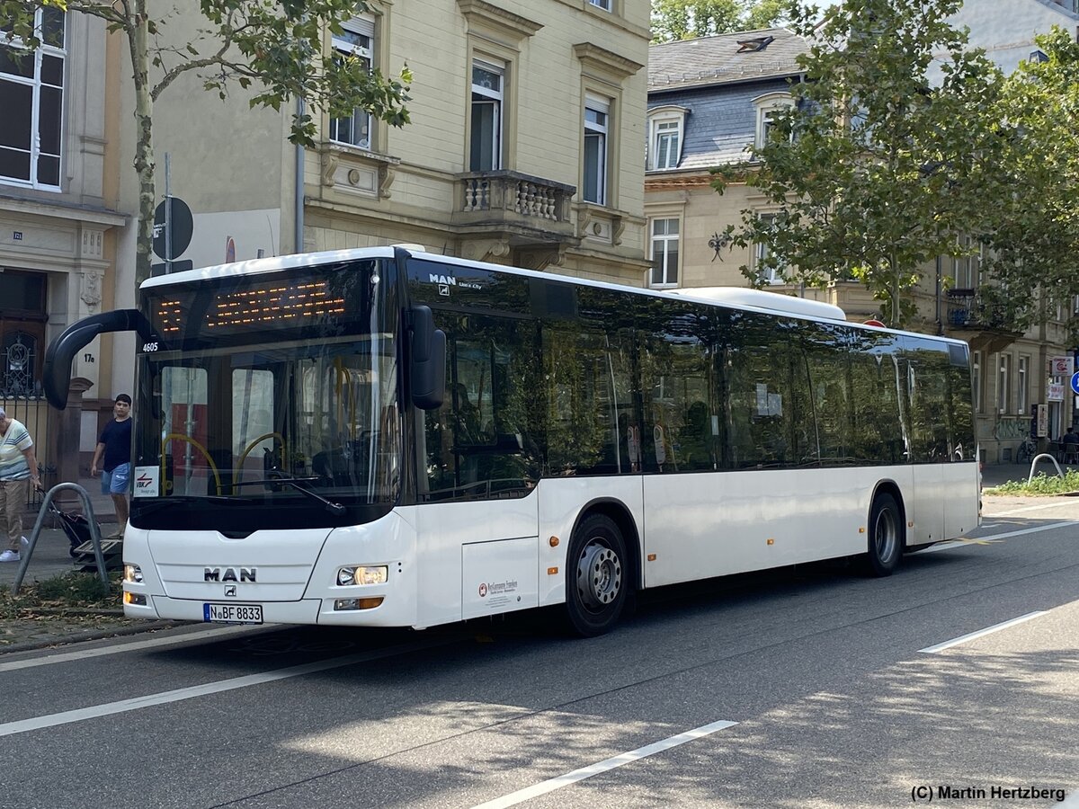 MAN Lion's City  BusCompany Franken  im SEV, Karlsruhe September 2024