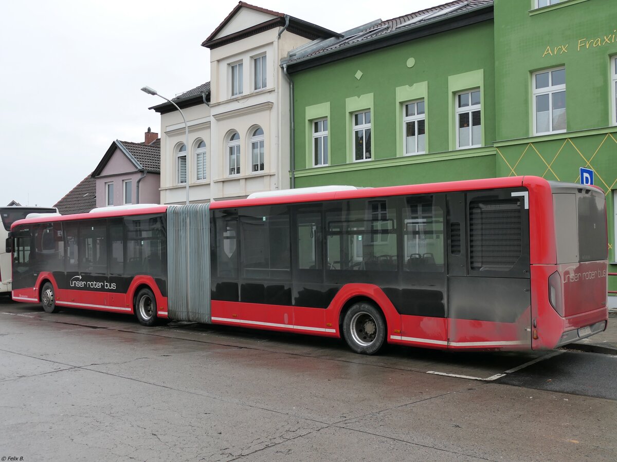 MAN Lion's City von URB aus Deutschland in Neubrandenburg am 07.01.2023