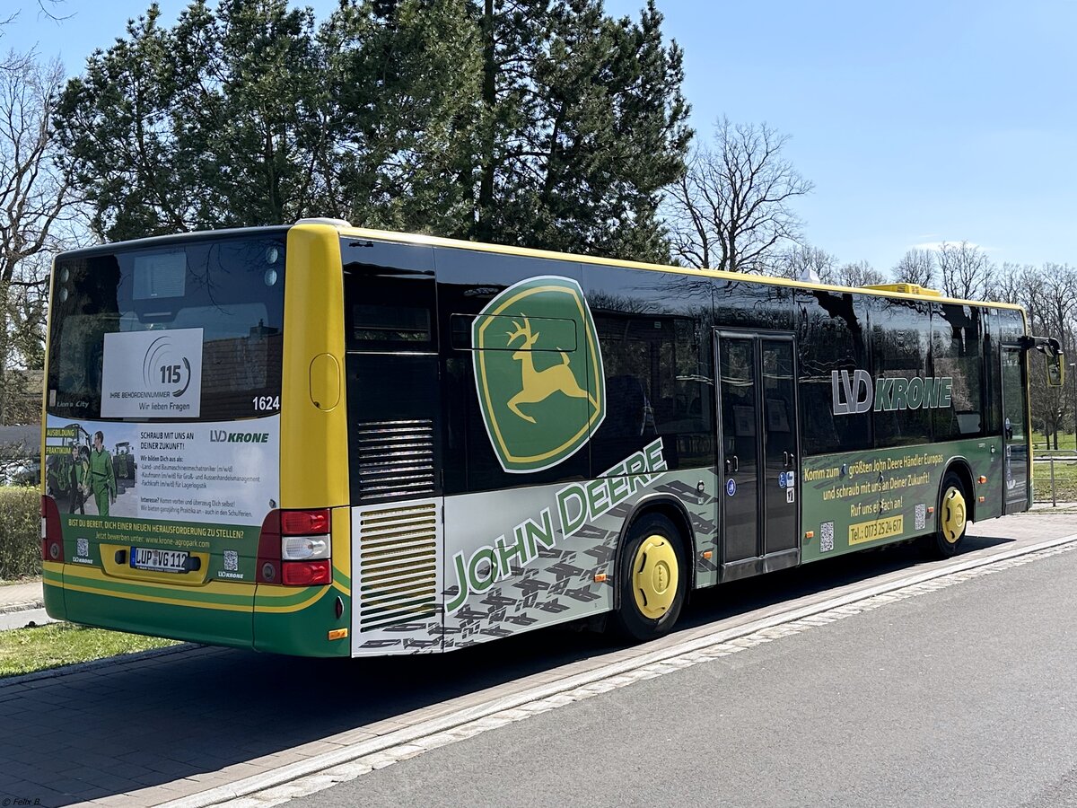 MAN Lion's City der Verkehrsgesellschaft Ludwigslust-Parchim mbH in Plau am See am 19.04.2023