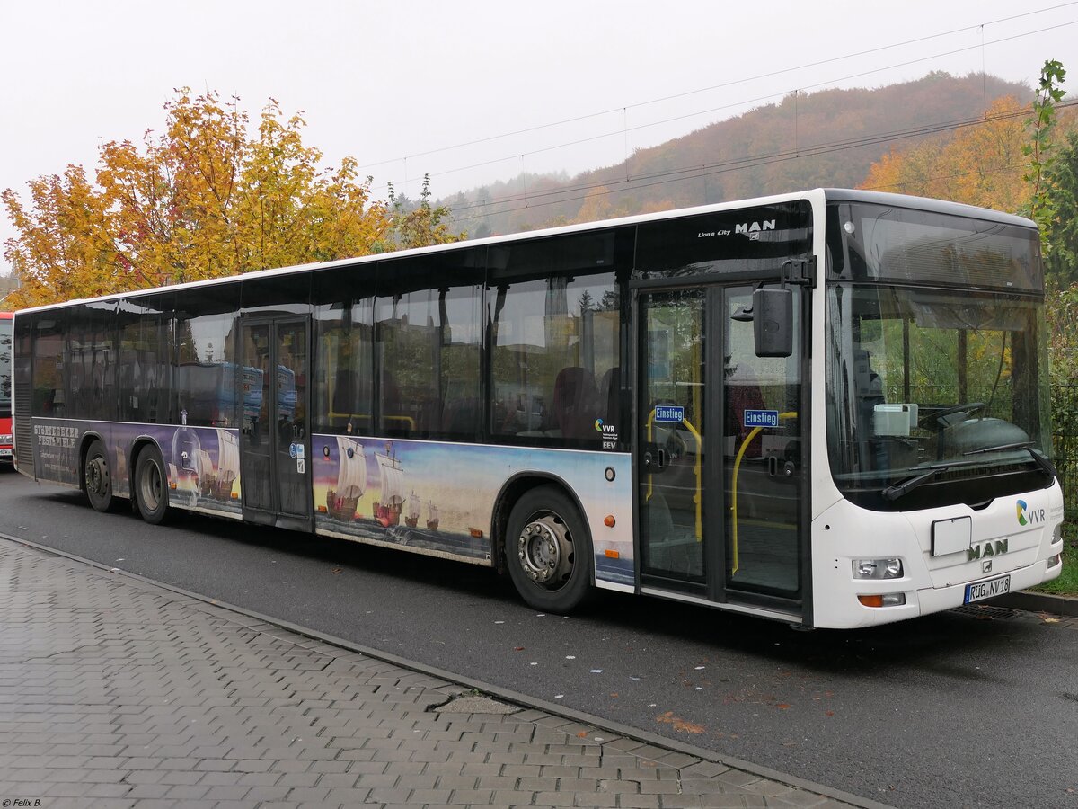 MAN Lion's City der VVR in Sassnitz am 31.10.2023