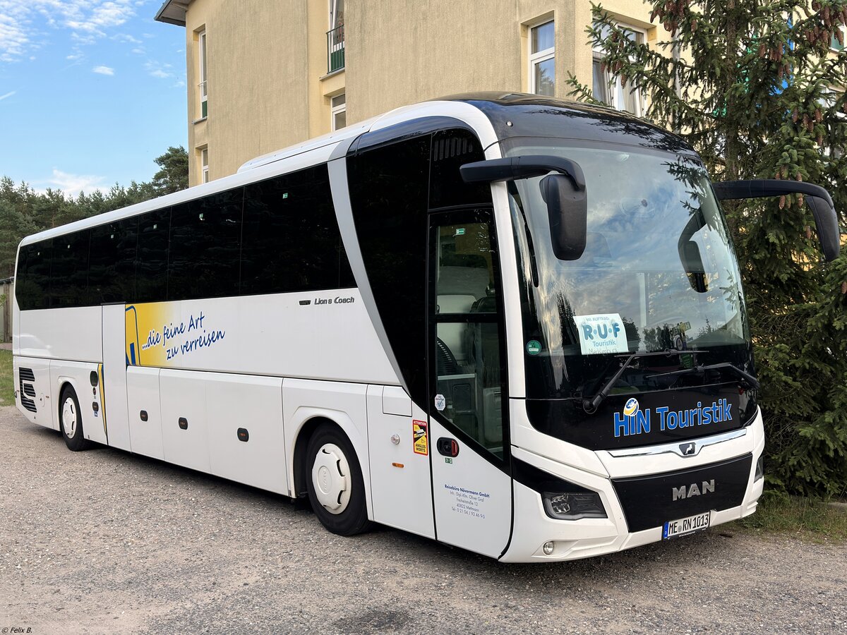 MAN Lion's Coach von Reisebüro Növermann aus Deutschland in Malchow am 14.07.2023