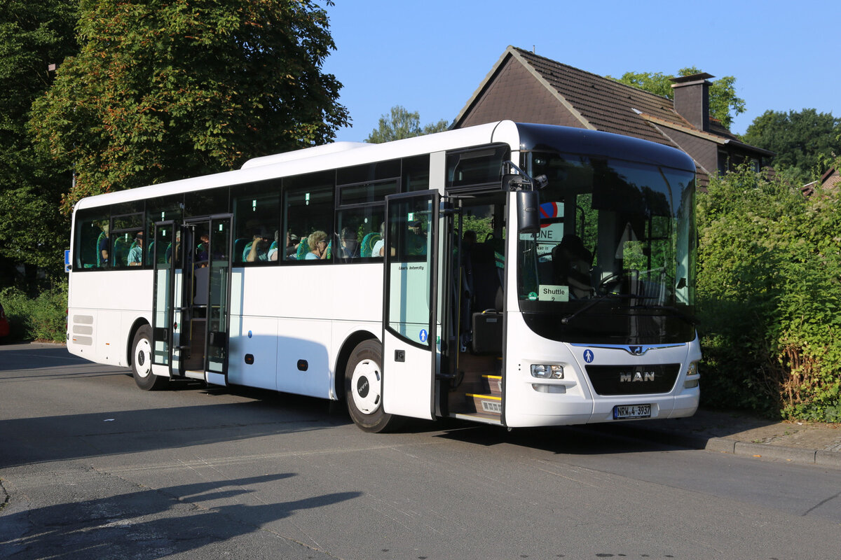 MAN Lions Intercity Bus am 13.08.2024 in Selm - Bork.