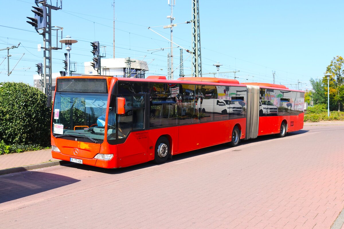 Mercedes Benz Citaro C1 Facelift am 21.09.24 am Bahnhof Langen