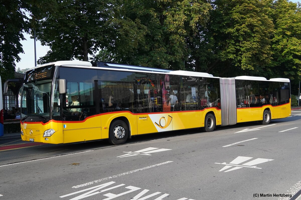 Mercedes Citaro C2 G  PostAuto , Luzern/Schweiz August 2024