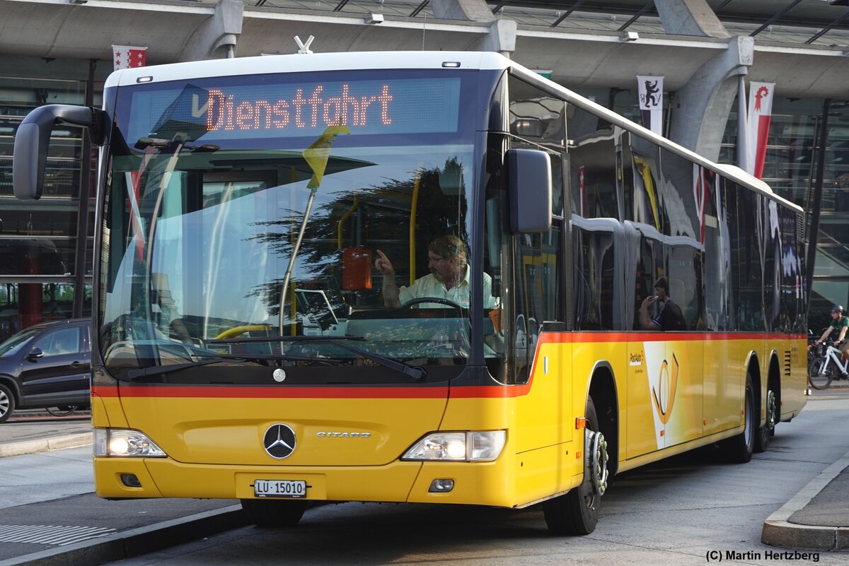 Mercedes Citaro II L  PostAuto , Luzern/Schweiz August 2024