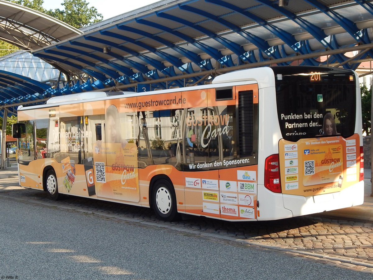 Mercedes Citaro III von Regionalbus Rostock in Güstrow am 19.08.2018