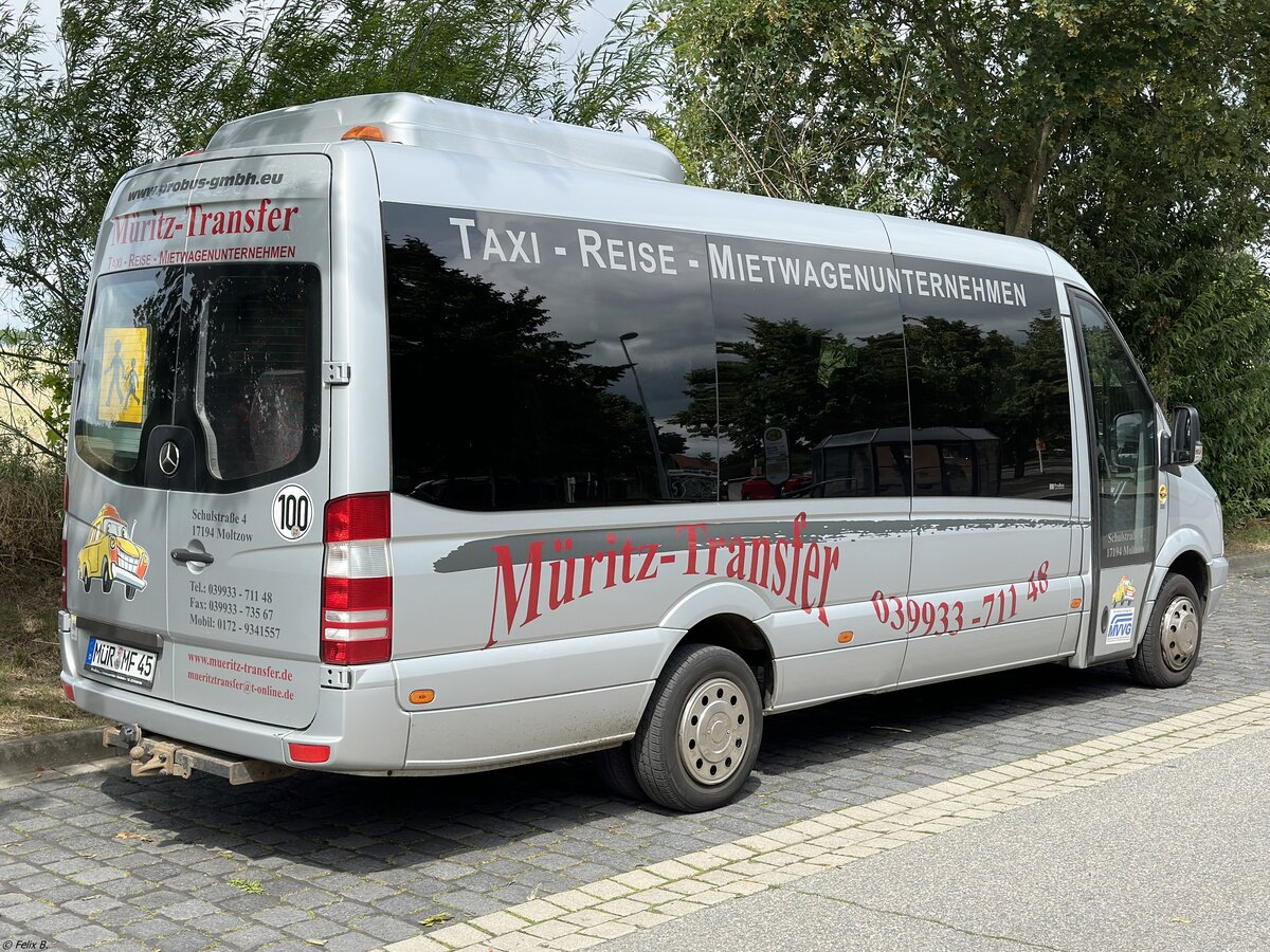 Mercedes Sprinter von Müritz Transfer aus Deutschland in Malchow am 26.07.2023