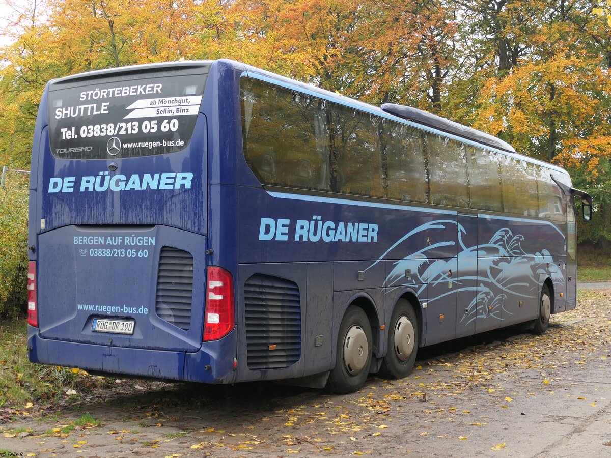 Mercedes Tourismo von De Rüganer aus Deutschland in Sassnitz am 31.10.2023