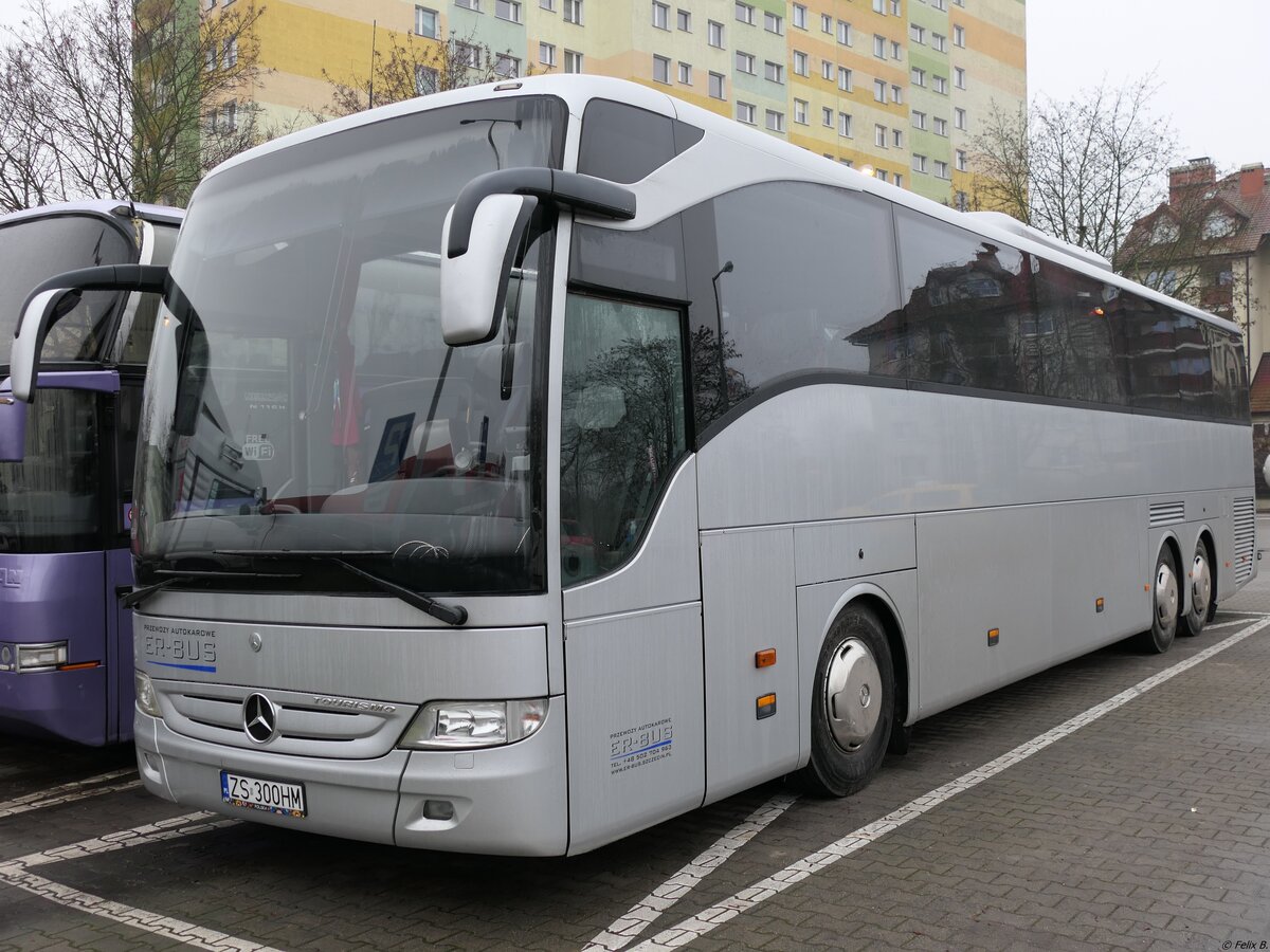 Mercedes Tourismo von Er-Bus aus Polen in Stettin am 07.01.2023