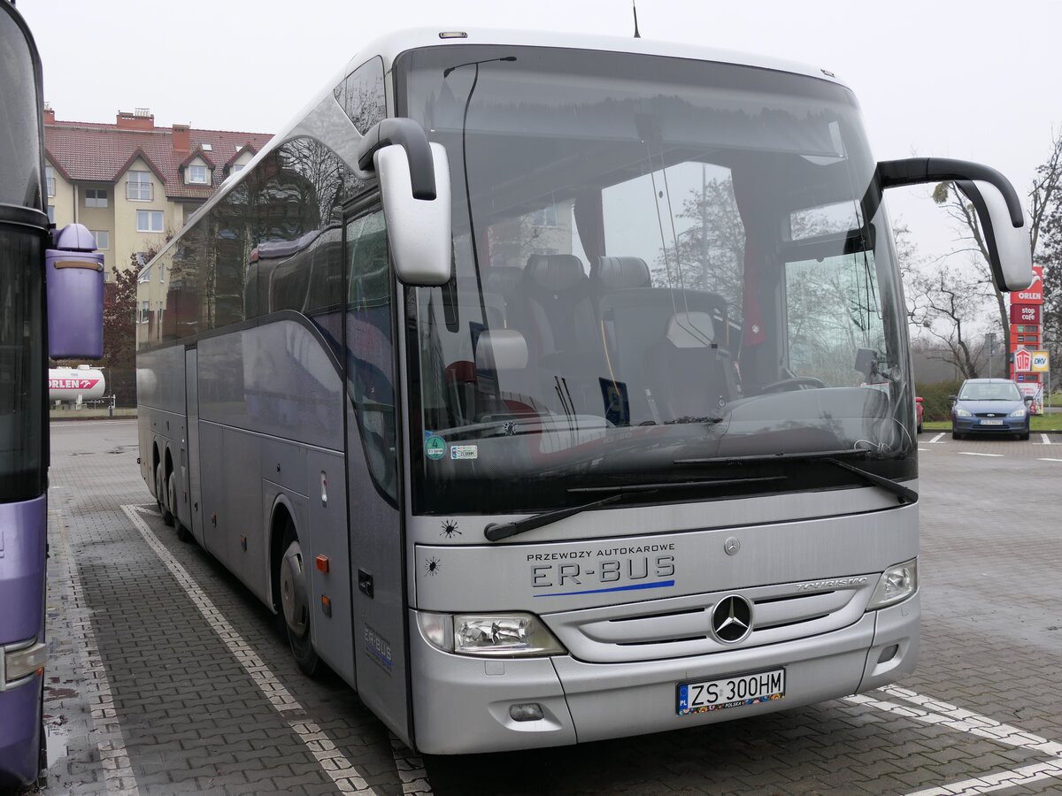 Mercedes Tourismo von Er-Bus aus Polen in Stettin am 07.01.2023