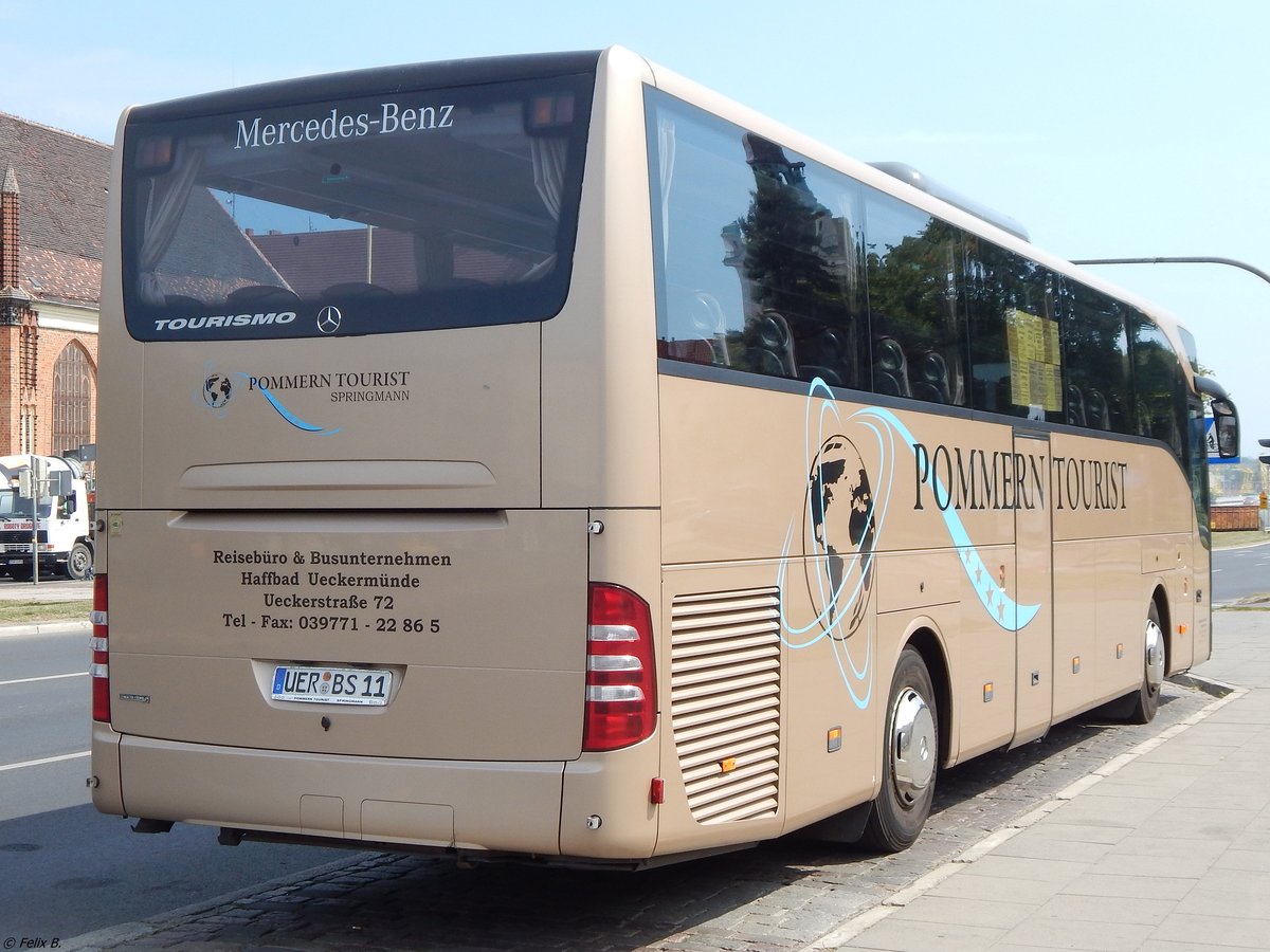 Mercedes Tourismo von Pommern Tourist aus Deutschland in Stettin am 08.08.2018