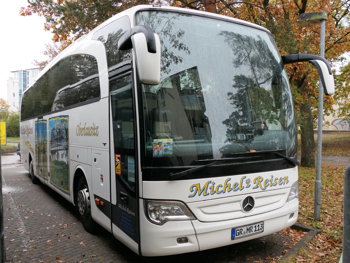 Mercedes Travego von Michel-Reisen aus Deutschland in Binz am 31.10.2023