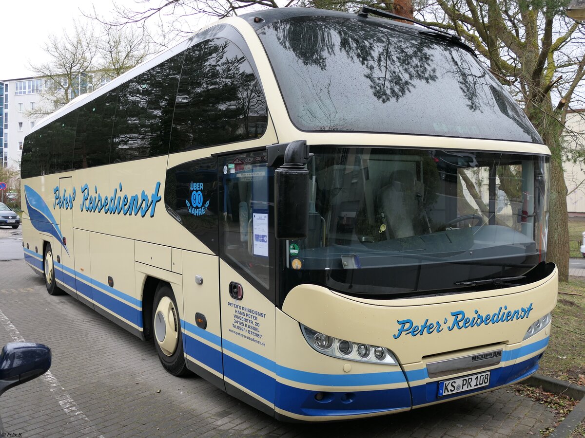 Neoplan Cityliner von Peter's Reisedienst aus Deutschland in Binz am 15.04.2022