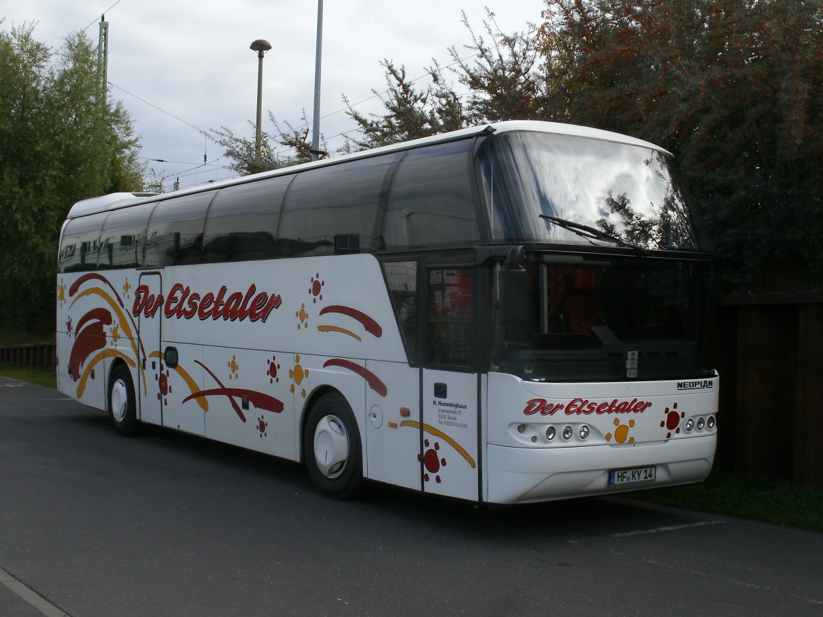 Neoplan,am 28.September 2013,in Bergen/Rgen.