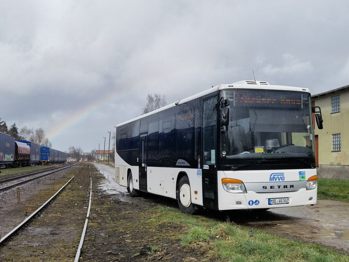 Setra 415 LE Business der MVVG in Plau am See am 25.03.2023