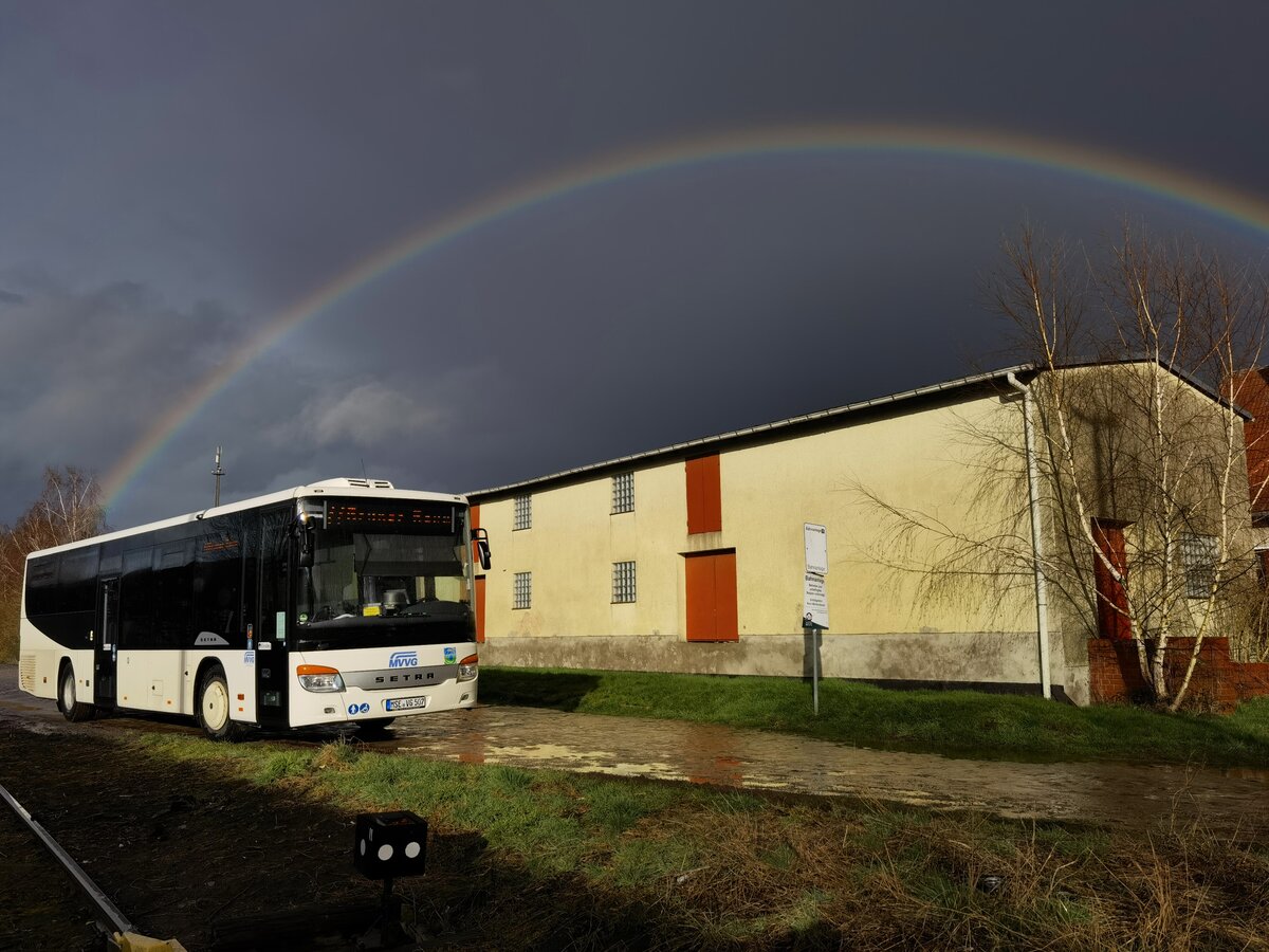 Setra 415 LE Business der MVVG in Plau am See am 25.03.2023