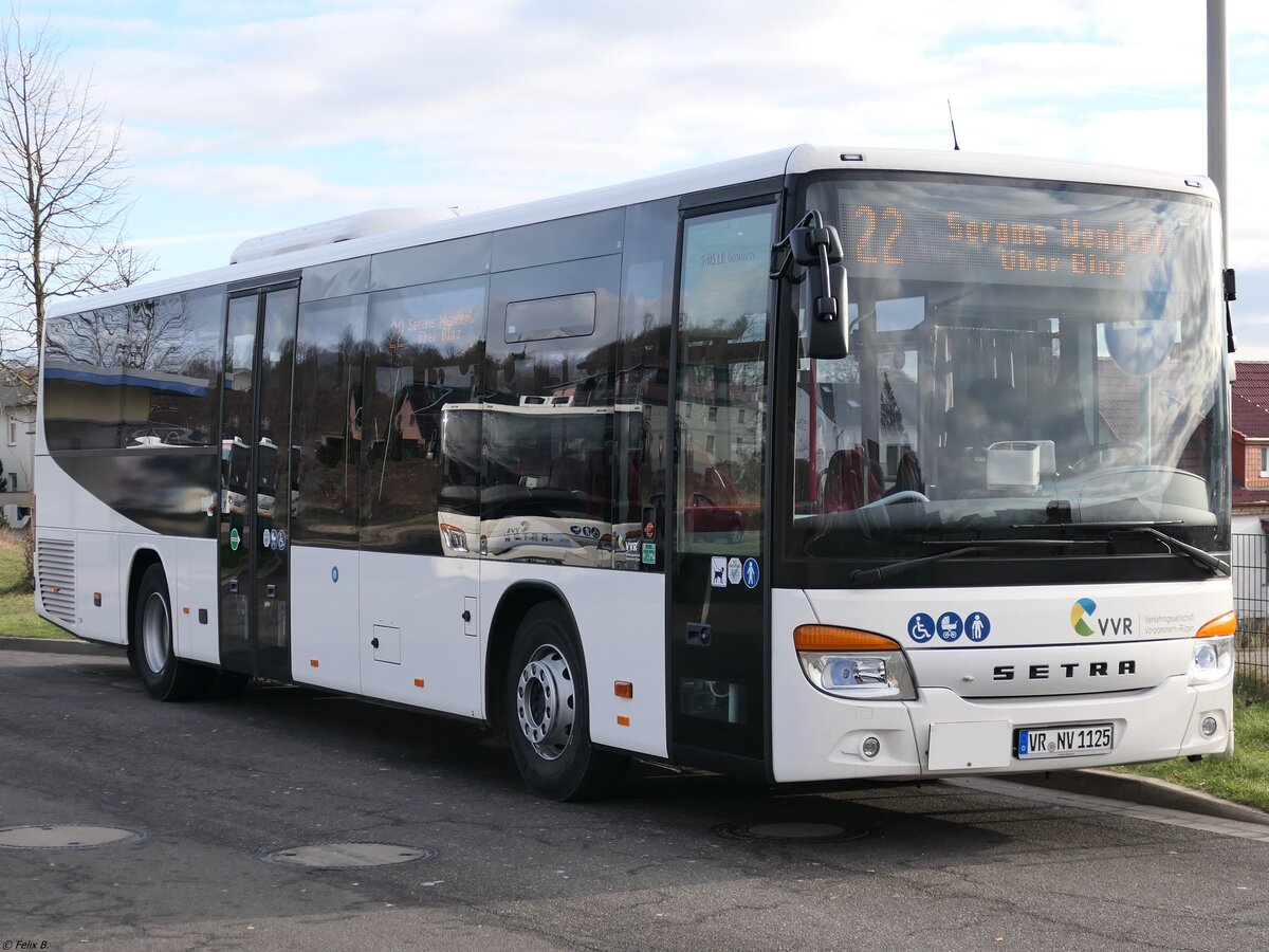 Setra 415 LE Business der VVR in Sassnitz am 28.01.2023