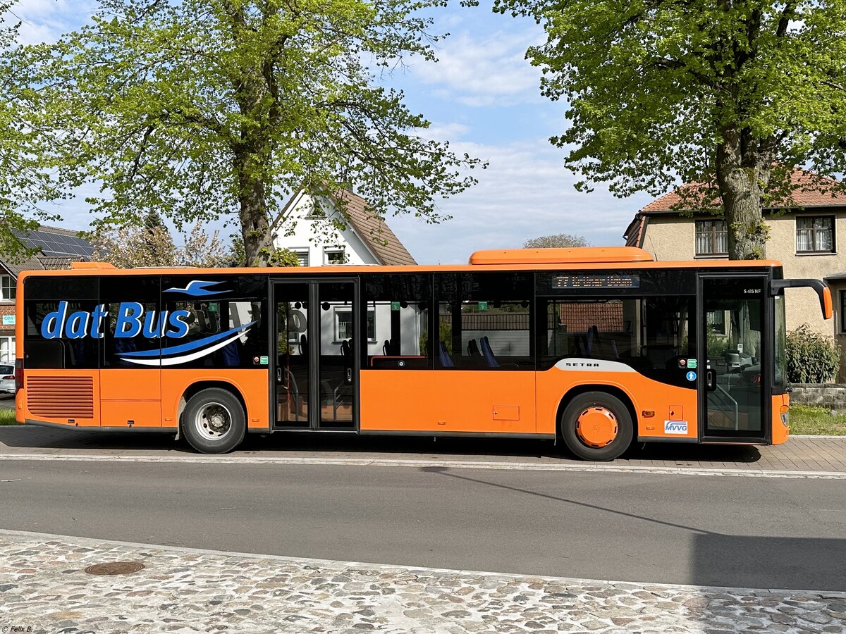 Setra 415 NF der MVVG in Plau am See am 11.05.2023