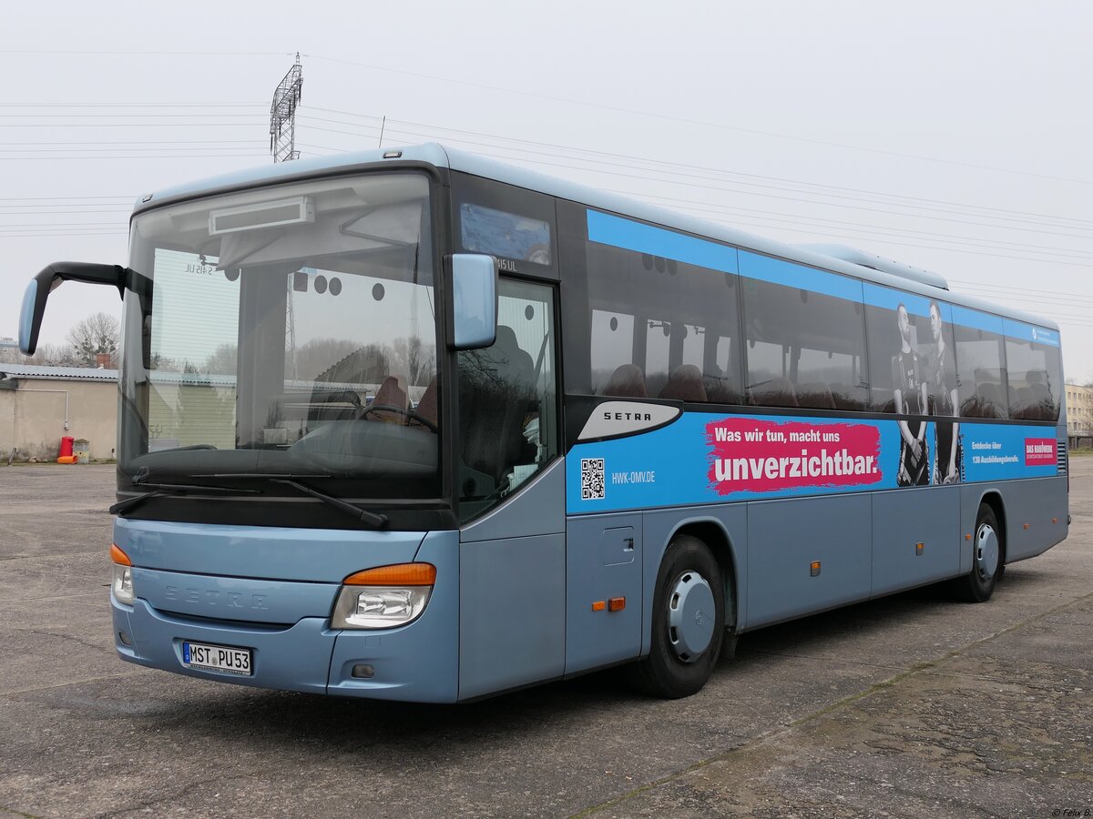 Setra 415 UL von Unger aus Deutschland in Neubrandenburg am 23.01.2021