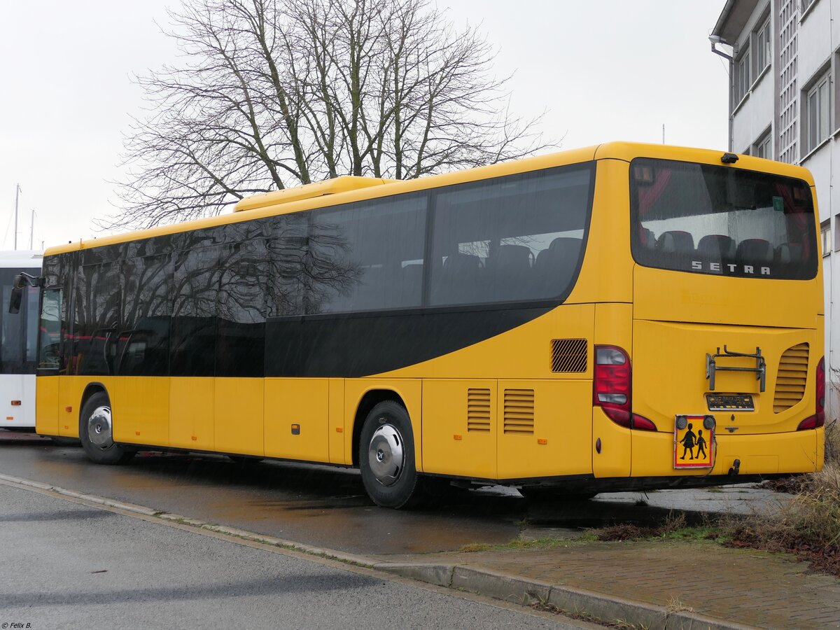 Setra 416 LE Business von URB aus Deutschland (ex Gotlandsbuss AB) in Ueckermünde am 09.01.2021