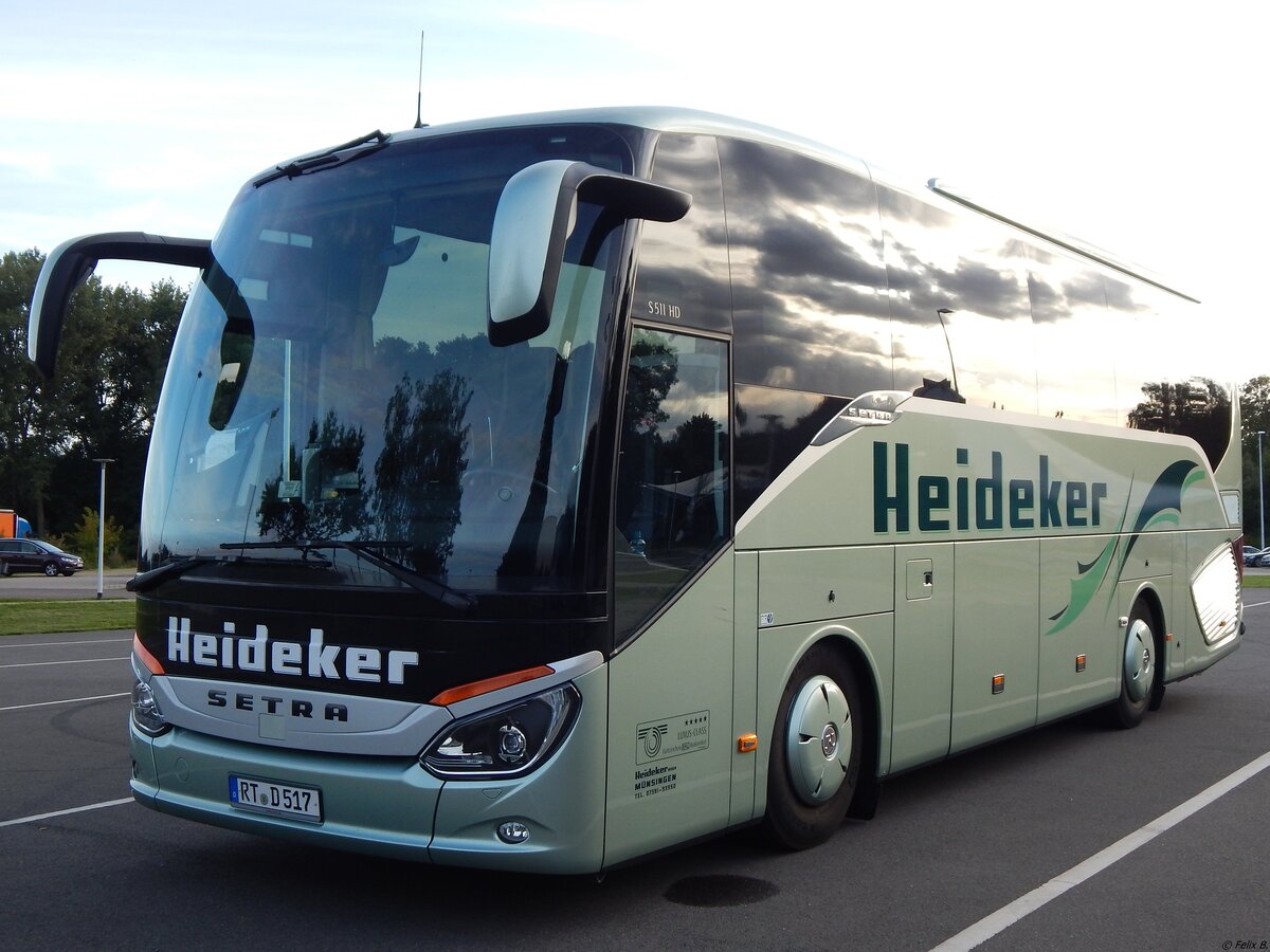 Setra 511 HD von Heideker aus Deutschland in Neubrandenburg am 16.08.2019