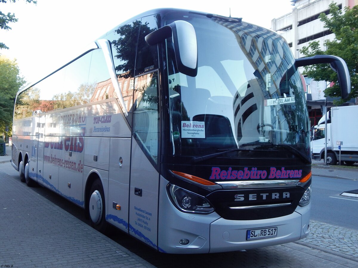 Setra 517 HDH von Reisedienst Lausen aus Deutschland in Neubrandenburg am 24.07.2019