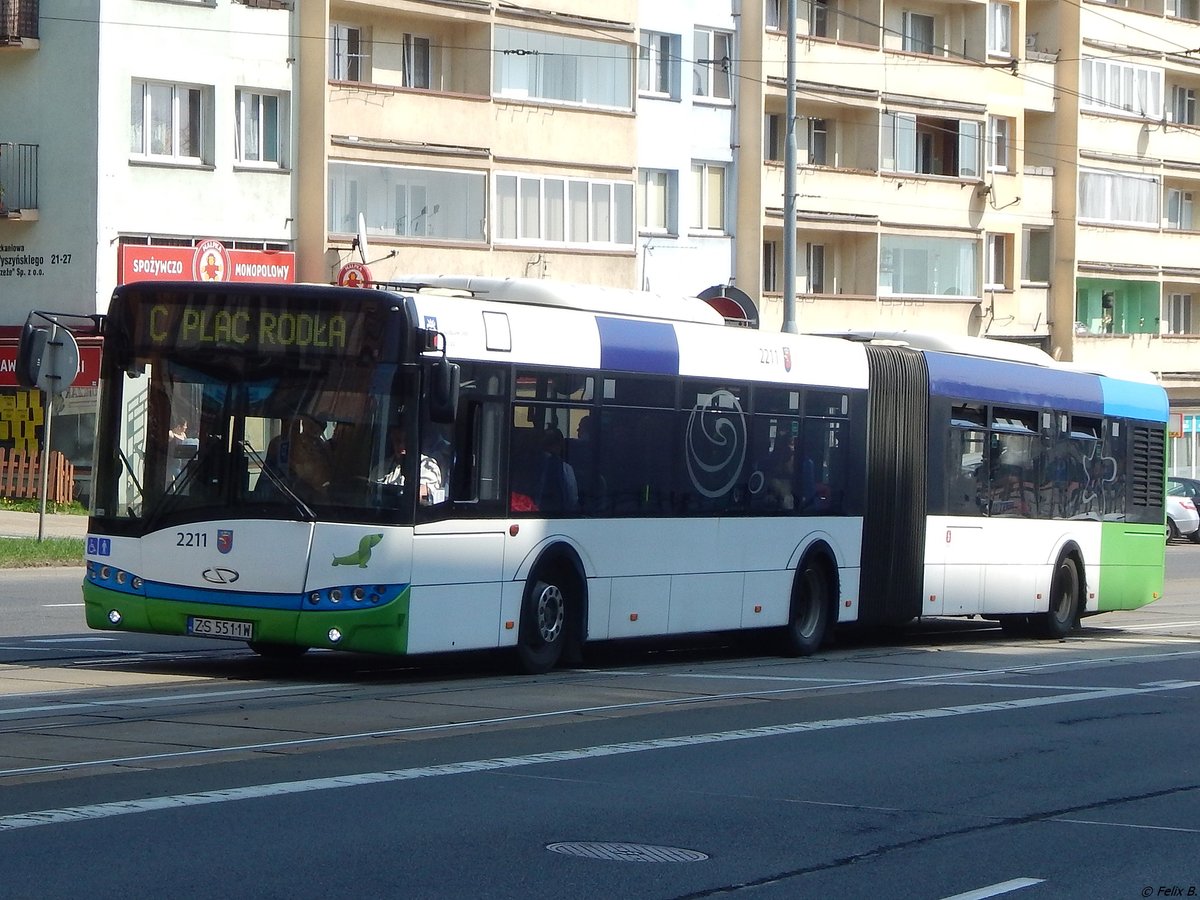 Solaris Urbino 18 der SPAD in Stettin am 18.04.2018