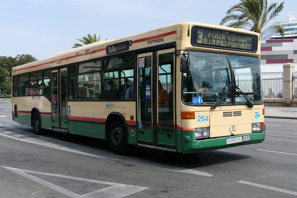 Tranvia de Cadiz - Mercedes-Benz O405N2 / Hispano vov I Wagen 264- Cadiz im September 2ß24.