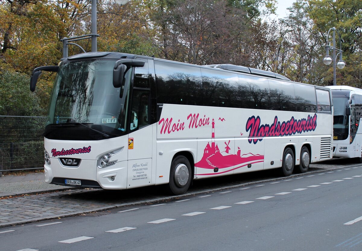 VDL Futura FHD2-139 von Alfons Krahl Omnibusbetrieb. Berlin im November 2023.