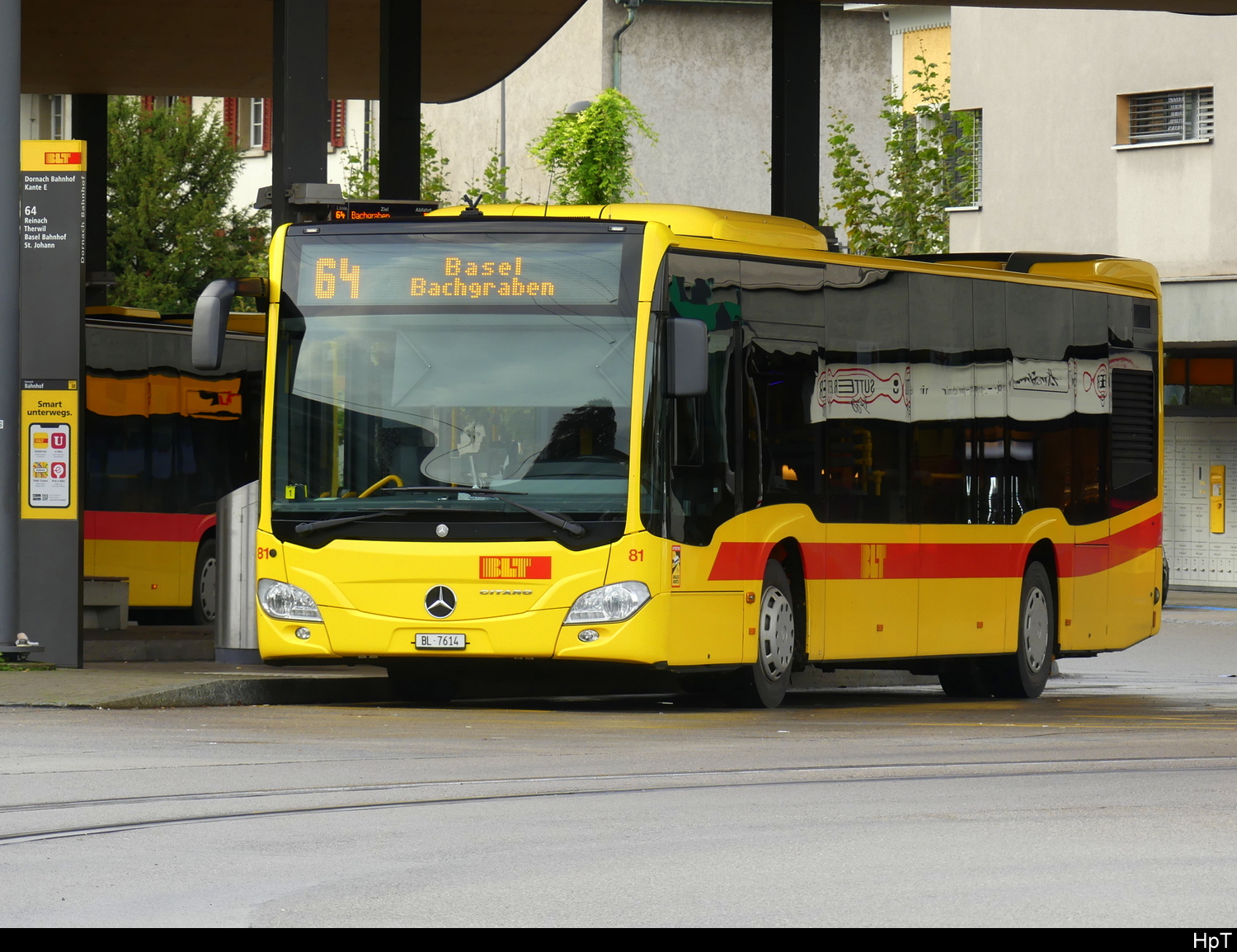 BLT - Mercedes Citaro Nr.81 BL 7614 unterwegs in Dornach am 2024.10.13