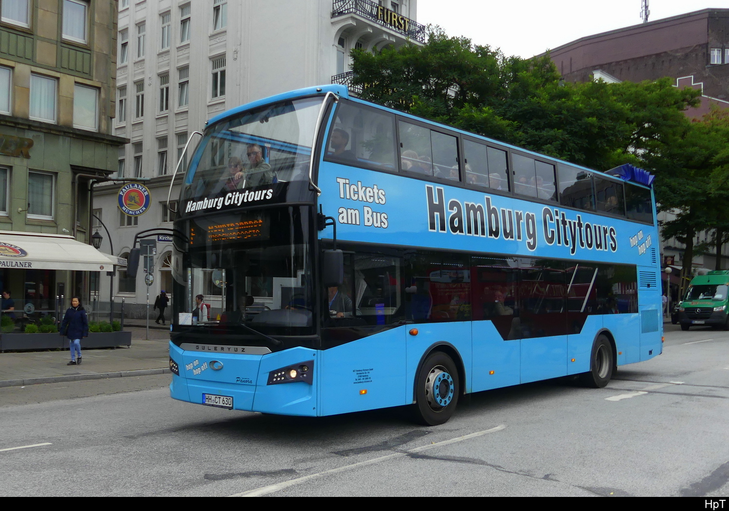 Hamburg Citytours - Doppelstock Bus Güleryüz  HH.CT 630 unterwegs in der Stadt Hamburg am 2024.09.17