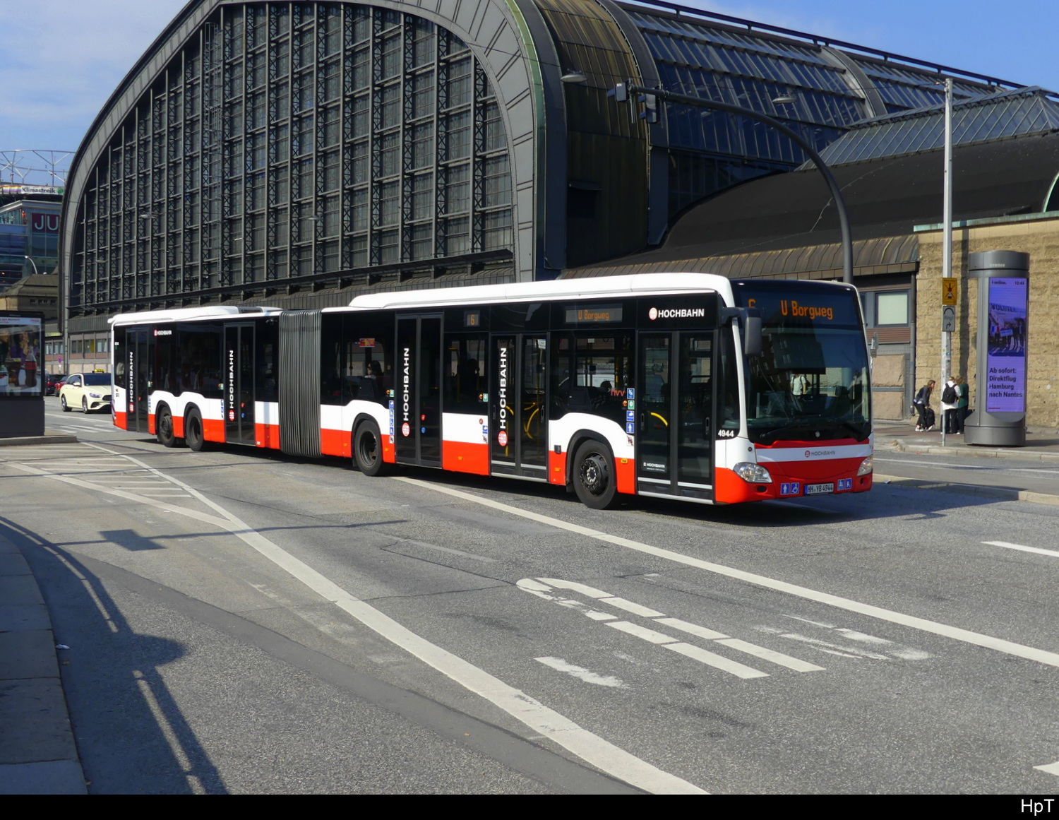 Hamburg HHA - Mercedes Citaro Nr.4944  HH.YB 4944 unterwegs auf der Linie 6 in der Stadt Hamburg am 2024.09.17