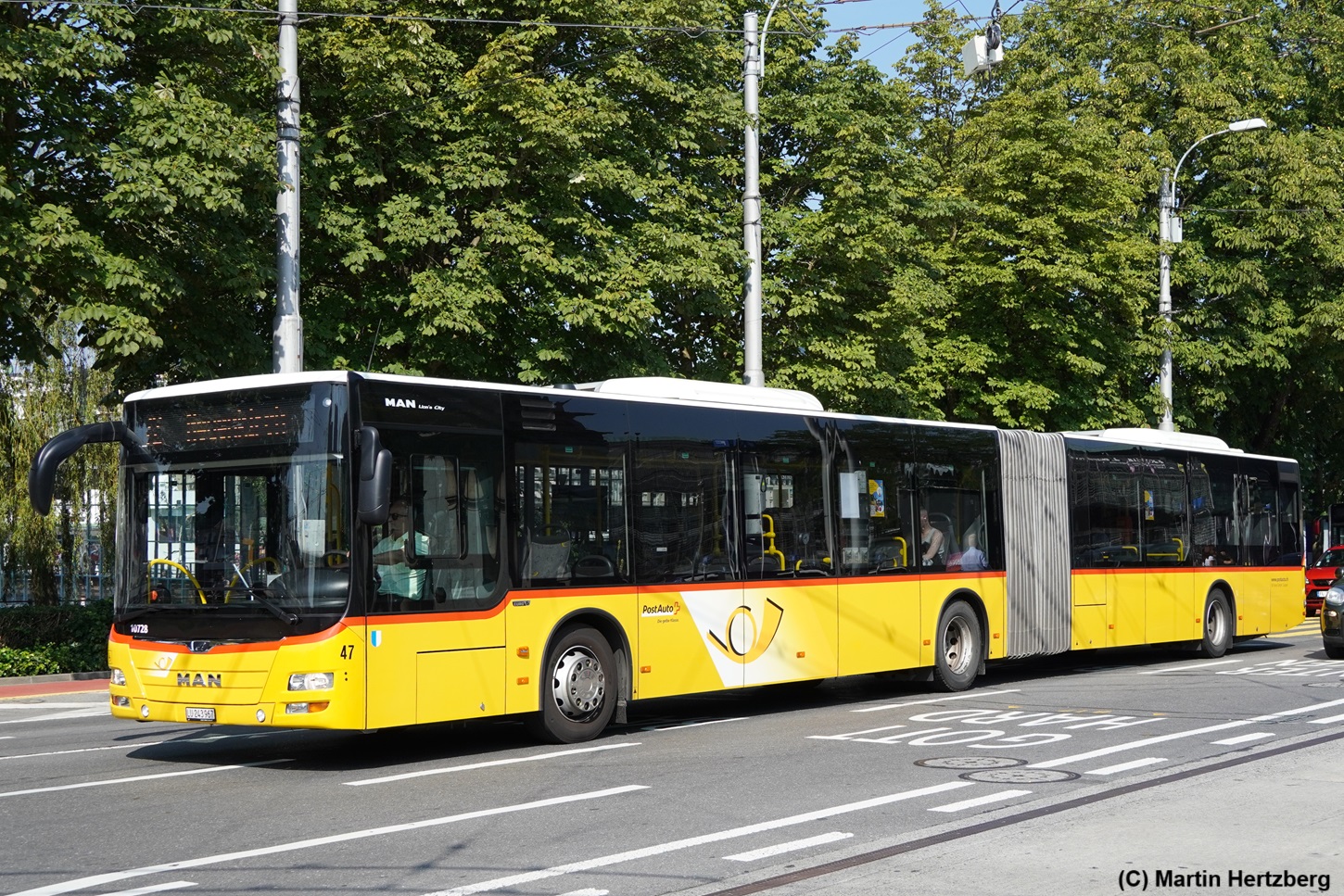 MAN Lion's City G  PostAuto , Luzern/Schweiz August 2024