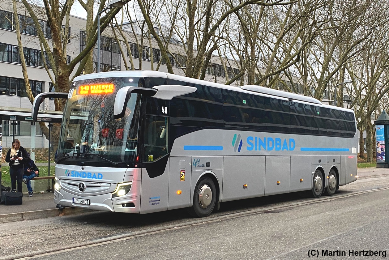 Mercedes Tourismo L  Sindbad , Karlsruhe Januar 2025