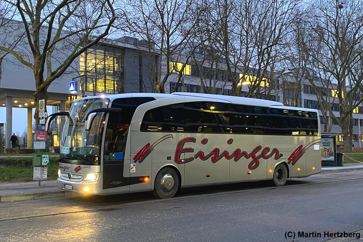 Mercedes Travego  Eisinger , Karlsruhe Januar 2025