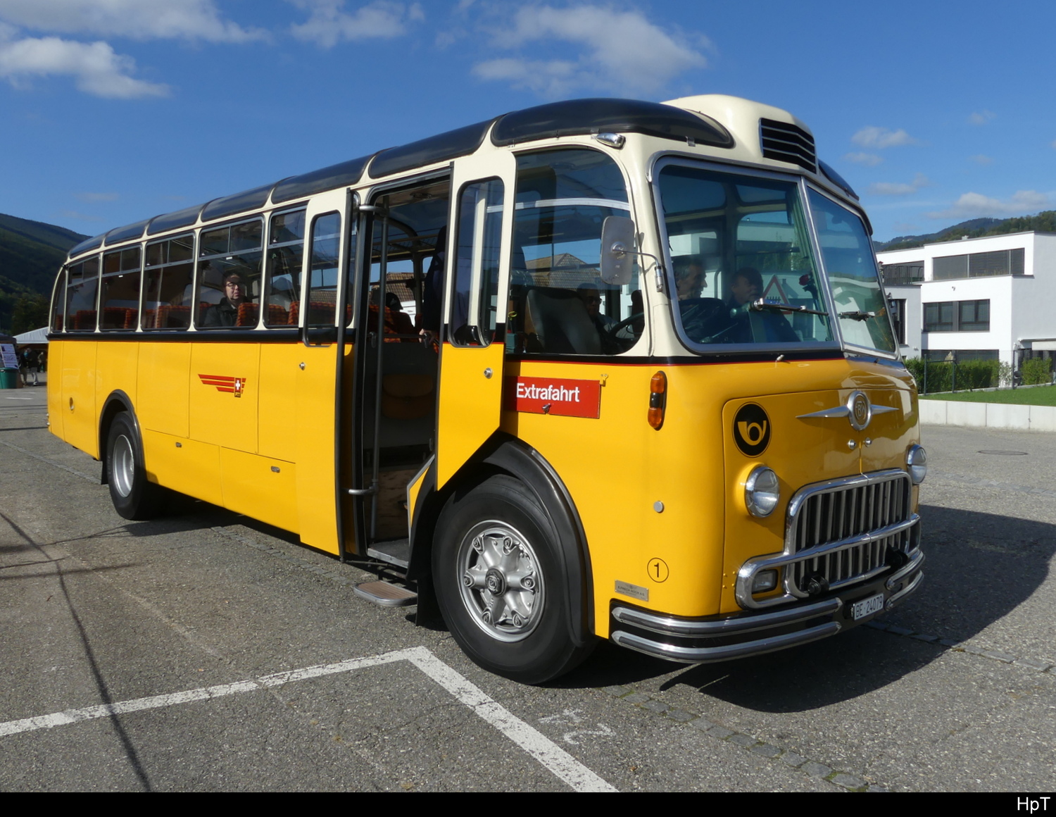 Oldtimer  FBW  am Bahn-Fest bei der OeBB in Balsthal am 2024.09.15