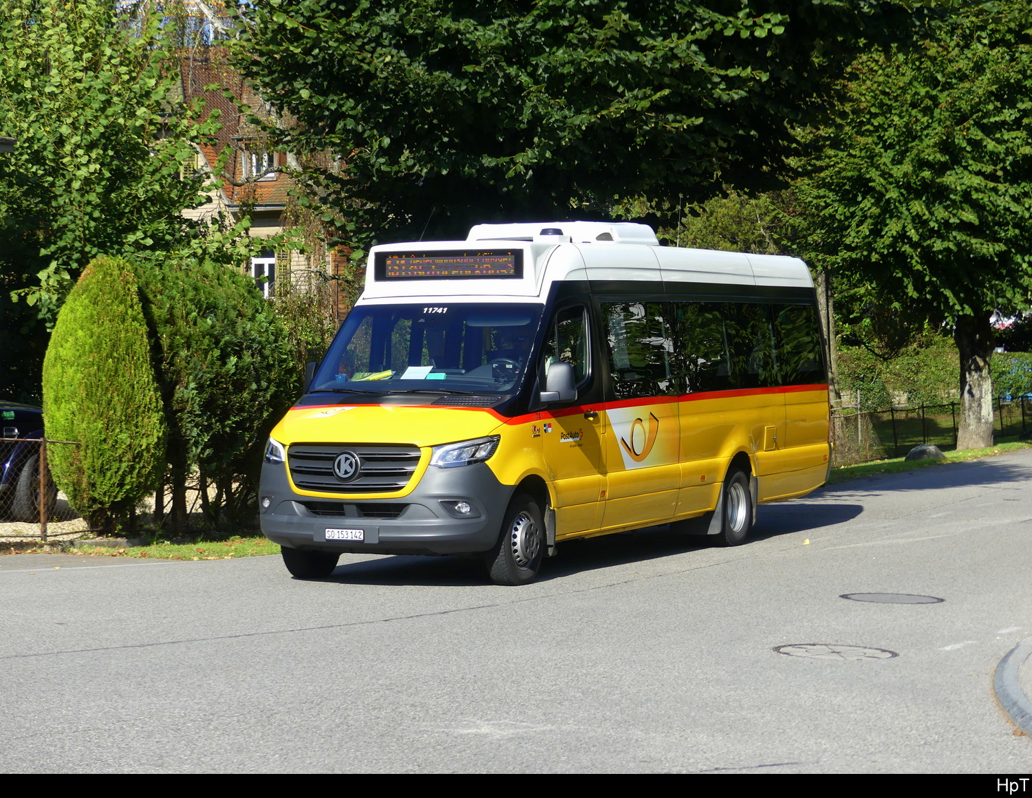 Postauto - K-Bus  SO 153142 unterwegs in Balsthal am 2024.09.15