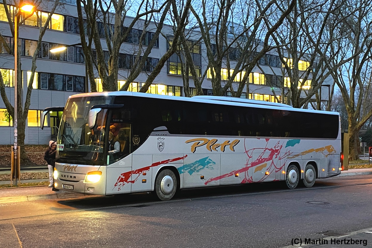 Setra S 417 GT-HD  Pletl , Karlsruhe Januar 2025