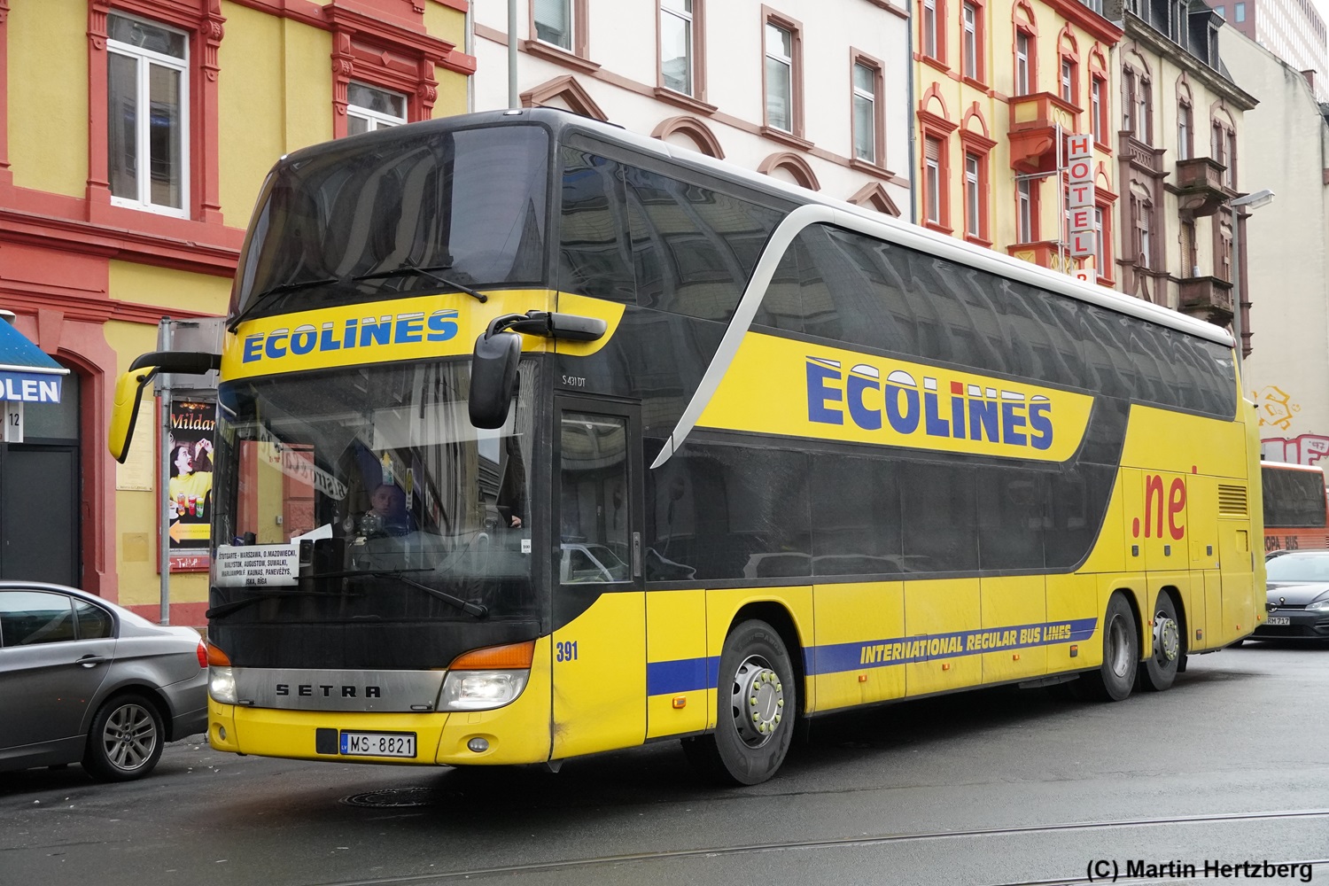 Setra S 431 DT  Ecolines , Frankfurt Januar 2025