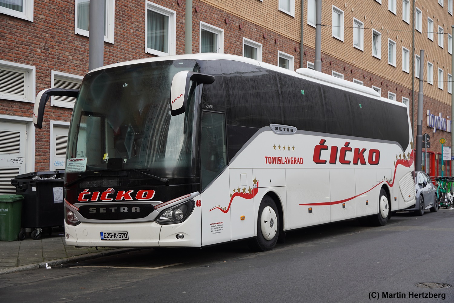 Setra S 516 HD/2  Cicko , Frankfurt Januar 2025