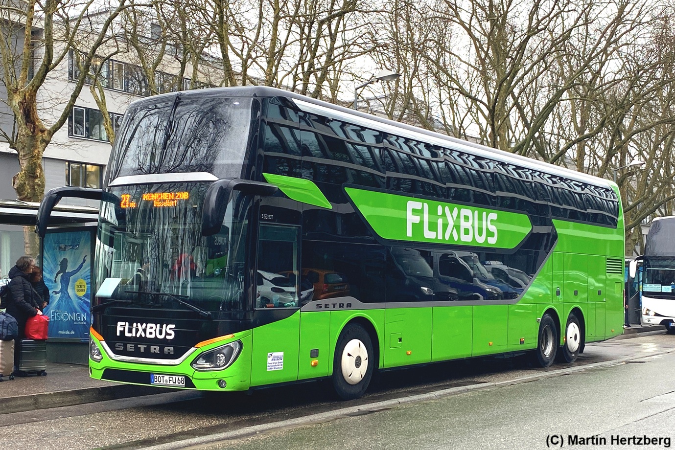 Setra S 531 DT  Flixbus - Urban , Karlsruhe März 2025 